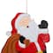 Glitzhome&#xAE; 2ft. Metal Santa, Snowman &#x26; Tree Yard Stake Set